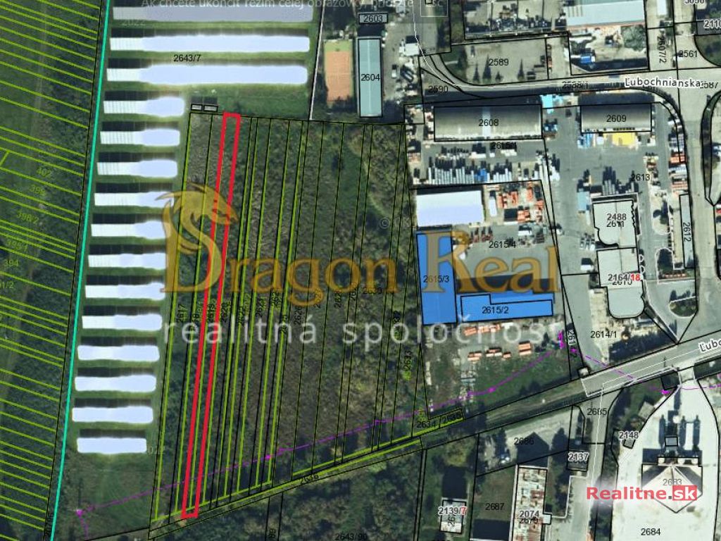 PREDAJ – Pozemok pre priemyselné účely – ĽUBOTICE