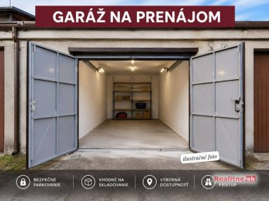 Garaž ilustračné foto Garáž na prenájom 21 m2, Kežmarok - Baštová ul.